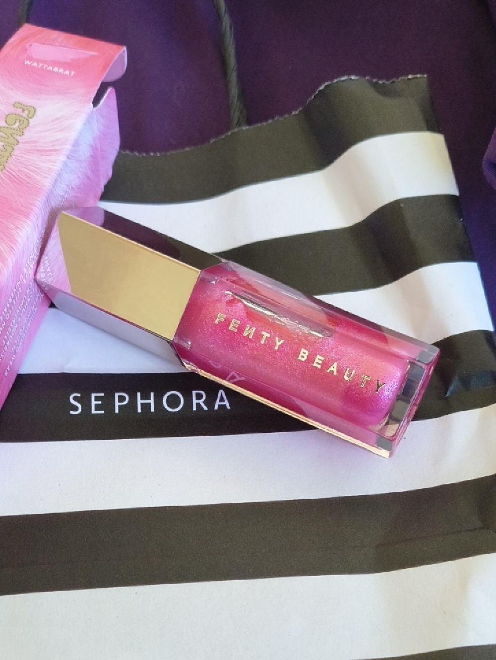 Fenty Beauty Gloss Bomb Wattabrat Lip Luminizer - Picture 3 of 4